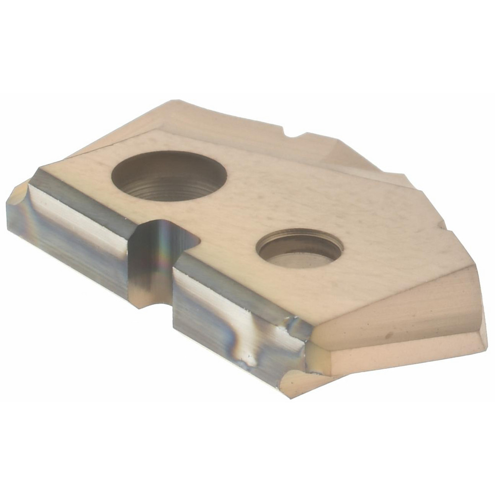 Allied Machine and Engineering Spade Drill Insert: 43/64" Dia, Seat Size 0, Cobalt, 132 deg Point - 450H-.671