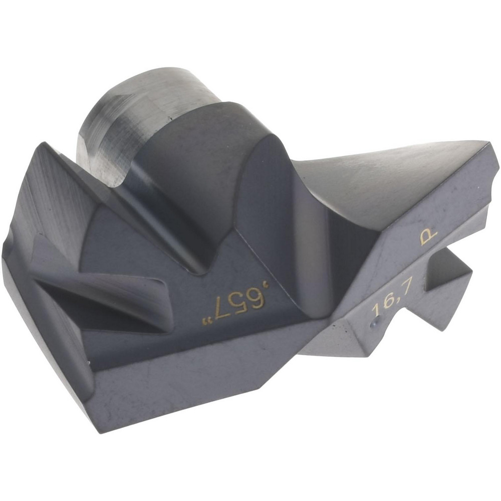Iscar Replaceable Drill Tips: ICP0657 IC908, 0.6570" Dia, 16.69 mm Dia, 140 deg Point,  IC908 - 5508477