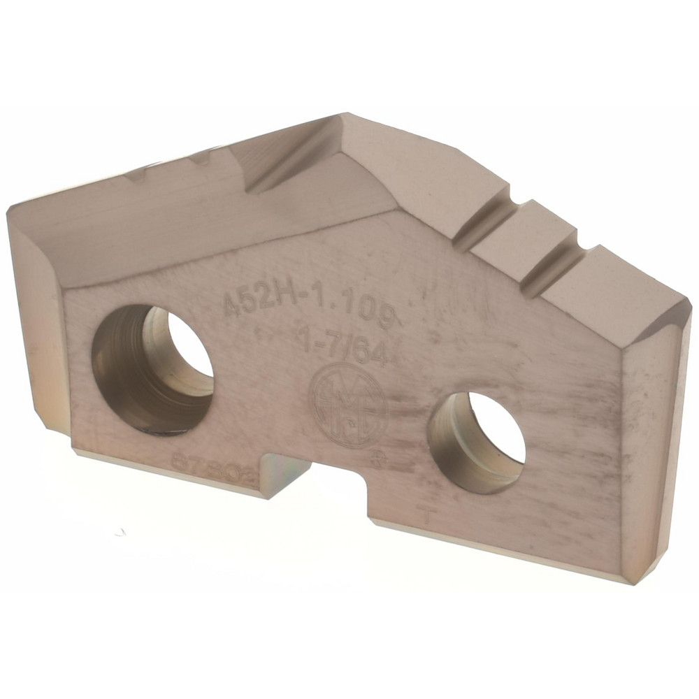 Allied Machine and Engineering Spade Drill Insert: 1-7/64" Dia, Seat Size 2, Cobalt, 132 deg Point - 452H-1.109