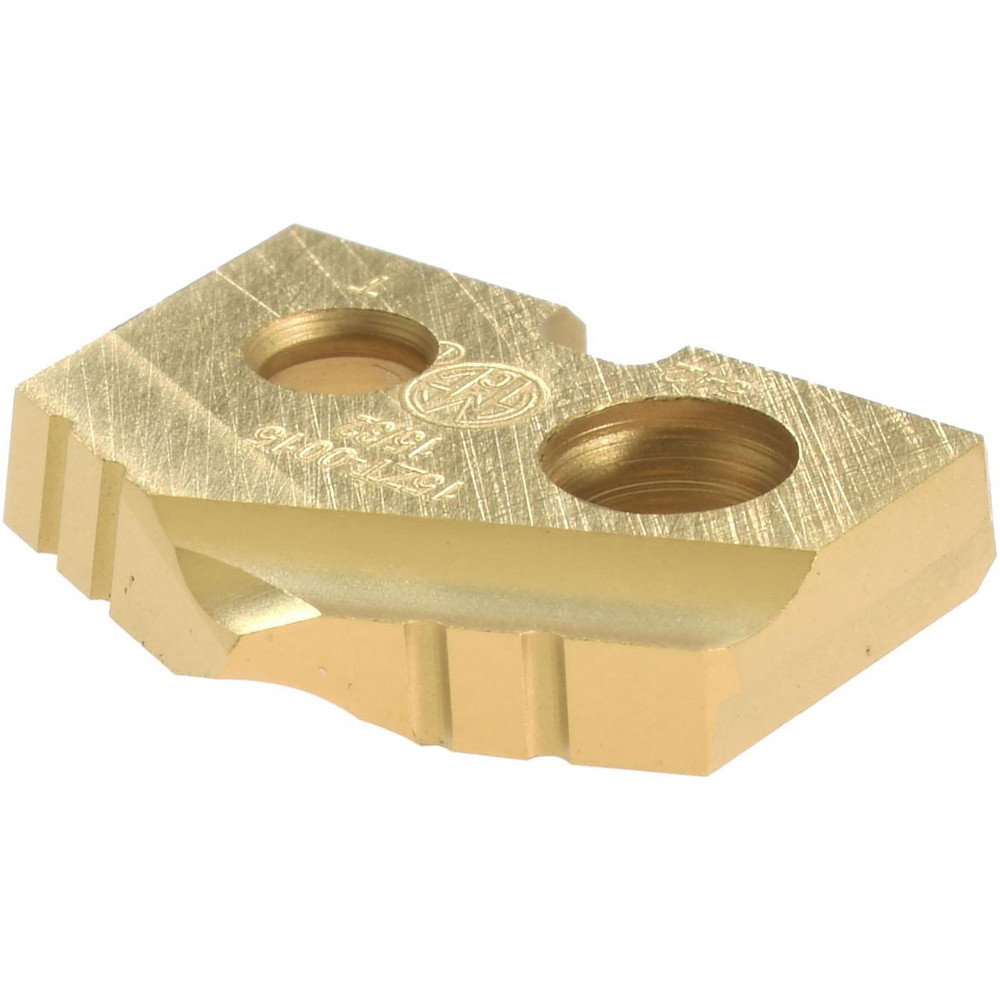 Allied Machine and Engineering Spade Drill Insert: 15/32" Dia, Seat Size Z, Cobalt, 132 deg Point - 15ZT-0015
