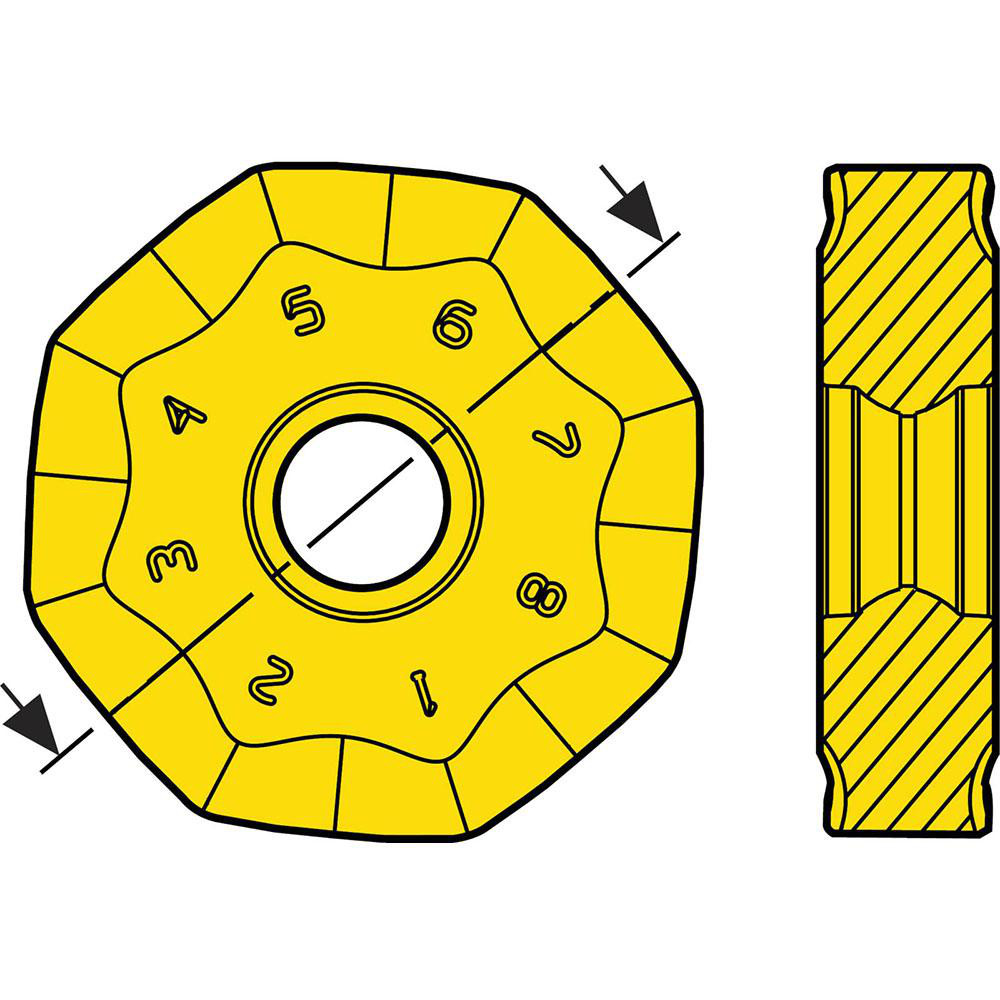Seco Milling Insert: ANSI ONMU090520ANTN-M15, ISO ONMU090520ANTN-M15, MP3000, Solid Carbide - 02688947