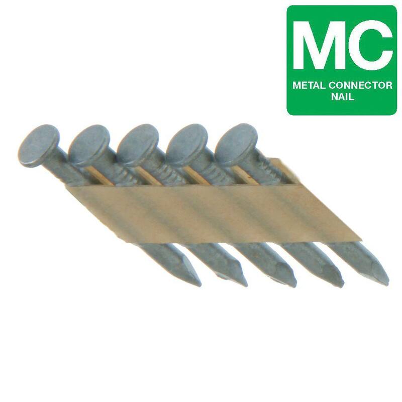 Grip-Rite 1-1/2 in. x .148 in. 33° Paper Collated Electrogalvanized Hardened Smooth Shank Joist Hanger Nails 1000 per Box - GRJH4D1M