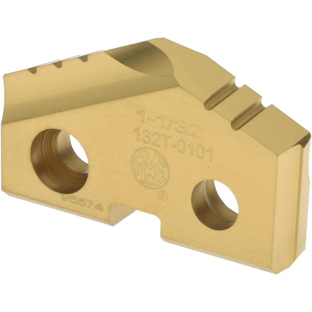 Allied Machine and Engineering Spade Drill Insert: 1-1/32" Dia, Seat Size 2, High Speed Steel, 132 deg Point - 132T-0101