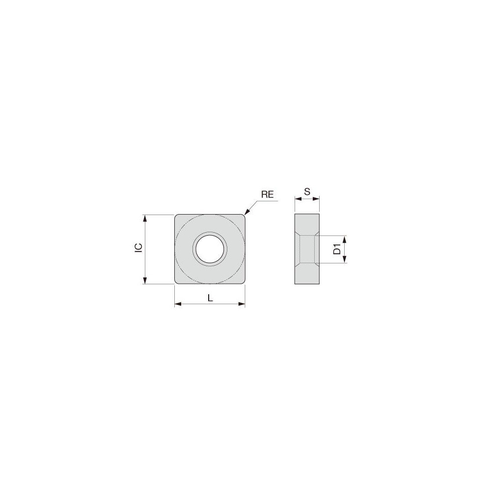 Tungaloy Turning Insert: SNMG543HRM AH8015, Carbide - 6741682