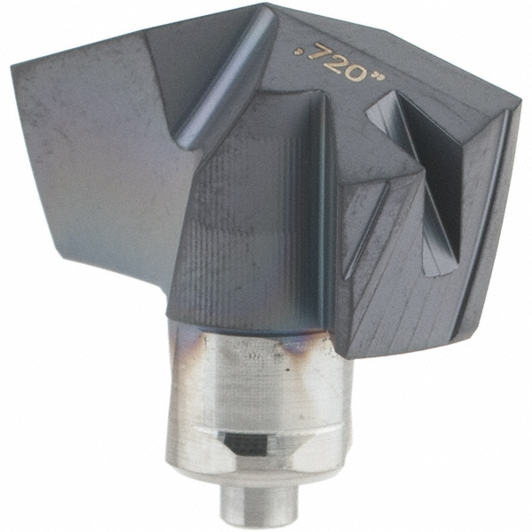 Iscar Replaceable Drill Tips: ICP0720 IC908, 0.7200" Dia, 18.29 mm Dia, 140 deg Point,  IC908 - 5508598
