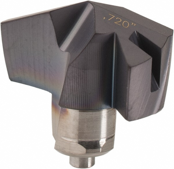 Iscar Replaceable Drill Tips: ICP0720 IC908, 0.7200" Dia, 18.29 mm Dia, 140 deg Point,  IC908 - 5508598