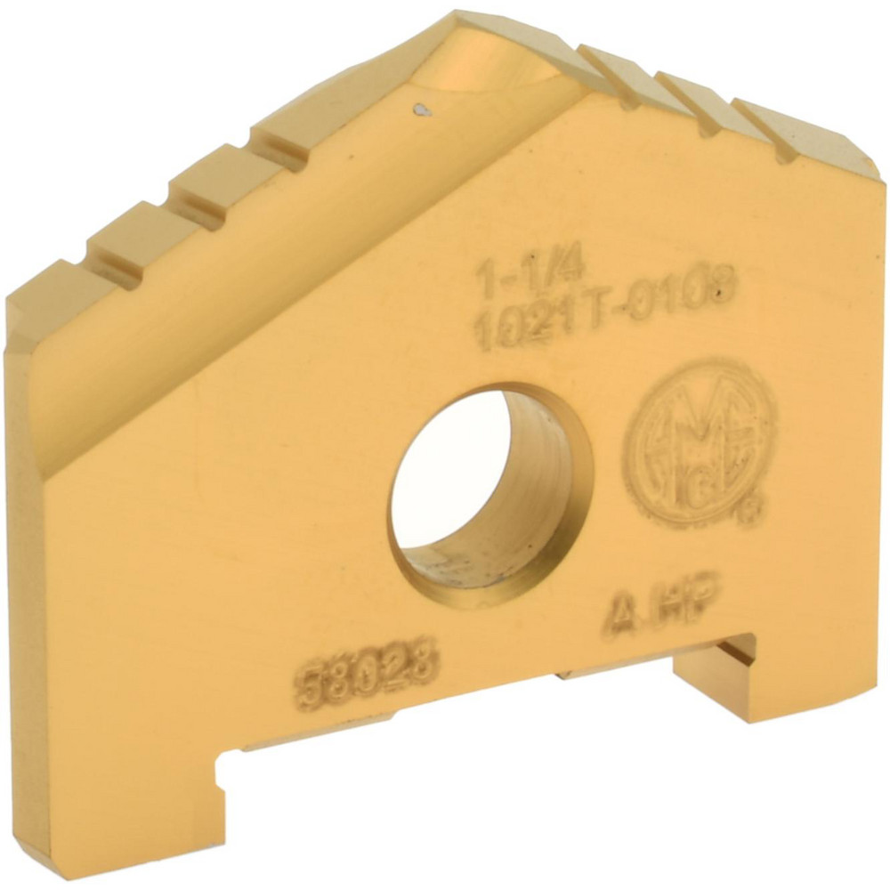 Allied Machine and Engineering Spade Drill Insert: 1-1/4" Dia, Seat Size A, High Speed Steel, 130 deg Point - 1021T-0108