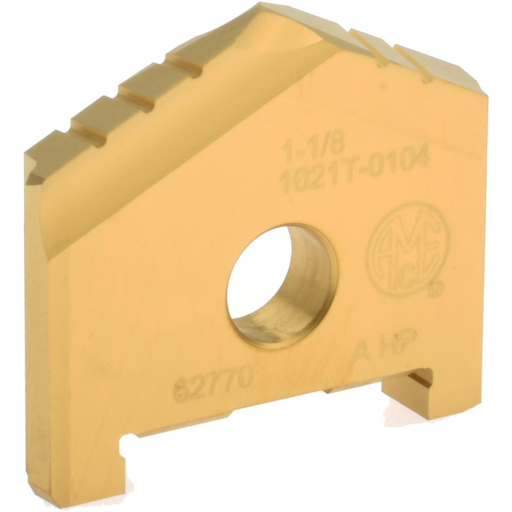 Allied Machine and Engineering Spade Drill Insert: 1-1/4" Dia, Seat Size A, High Speed Steel, 130 deg Point - 1021T-0108