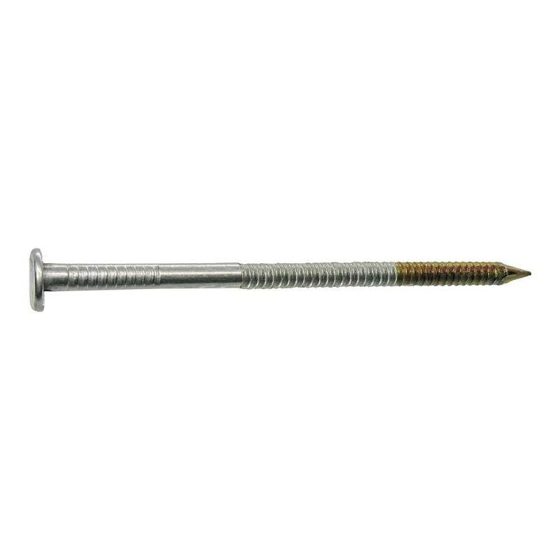 Grip-Rite 2-3/8 in. x 0.113 in. 30° Paper Collated Bright Coated Ring Shank Offset Round Head Framing Nails 1000 per Box - GRP8RH1