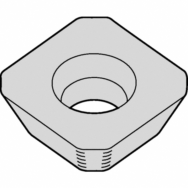 Kennametal Milling Insert: ANSI SEHW43A6, ISO SEHW1204AFN, KCPK30, Solid Carbide - 2210100