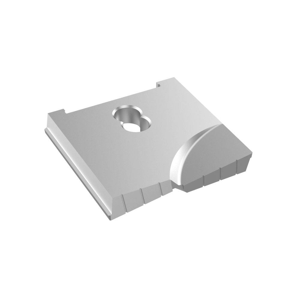 Allied Machine and Engineering Spade Drill Insert: 3-1/2" Dia, Seat Size F, Powdered Metal, 130 deg Point - 10264-0316