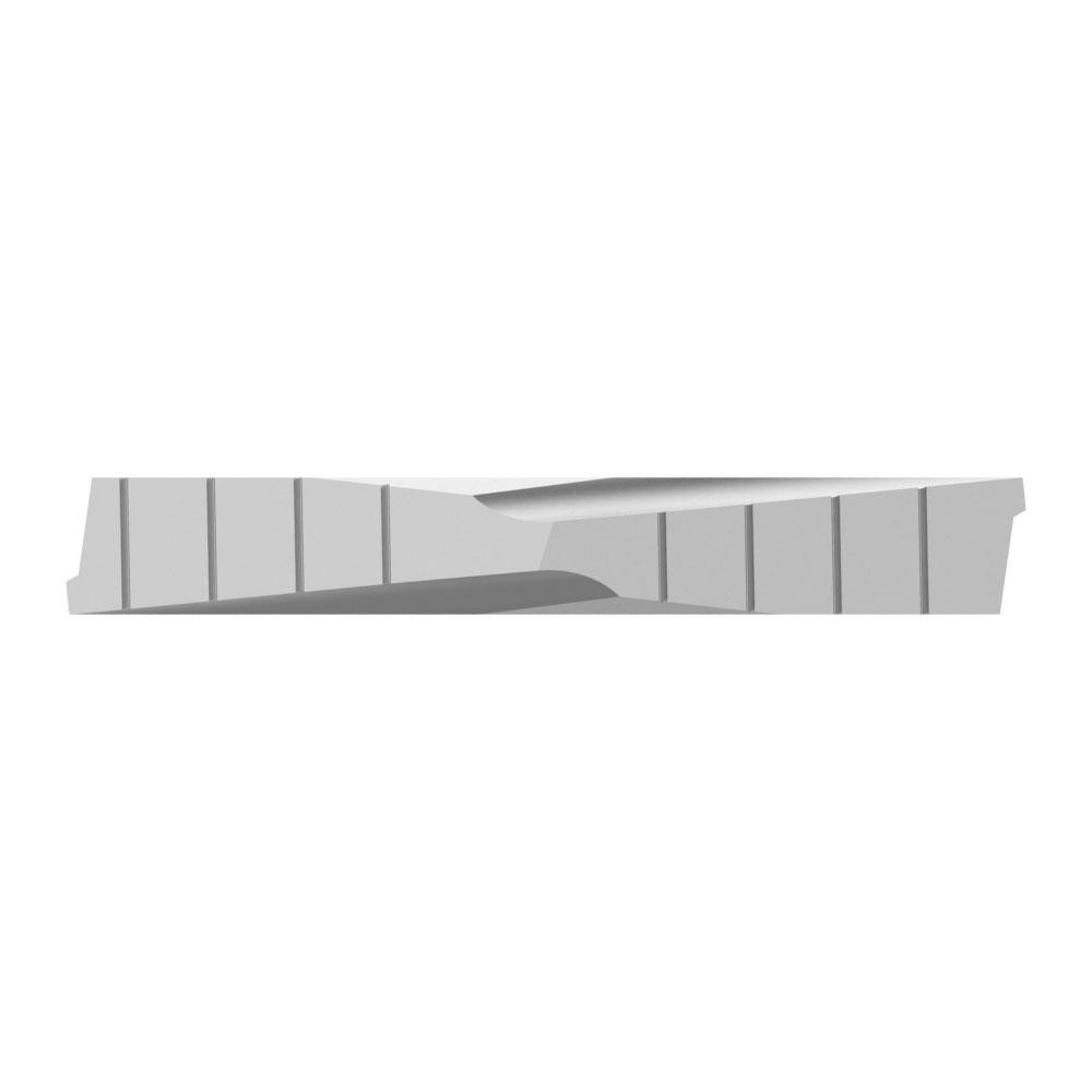 Allied Machine and Engineering Spade Drill Insert: 3-1/2" Dia, Seat Size F, Powdered Metal, 130 deg Point - 10264-0316