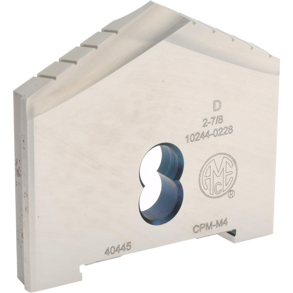 Allied Machine and Engineering Spade Drill Insert: 3-1/2" Dia, Seat Size F, Powdered Metal, 130 deg Point - 10264-0316