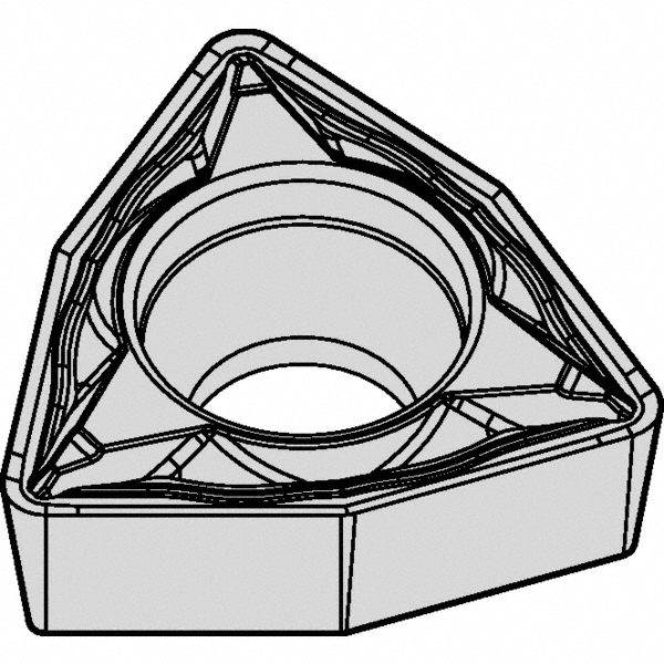Kennametal Turning Insert: WCMT2151FP KCU25, Carbide - 3769469