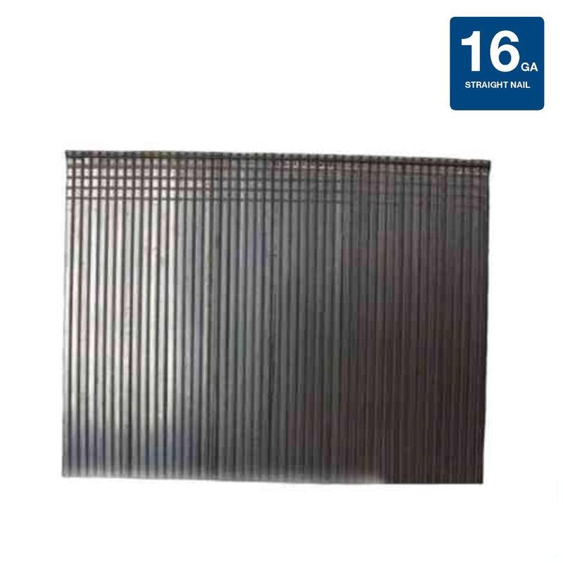 Grip-Rite 1-1/2 in. x 16-Gauge Electrogalvanized Steel Finish Nails 4000 per Box - GRF161124M