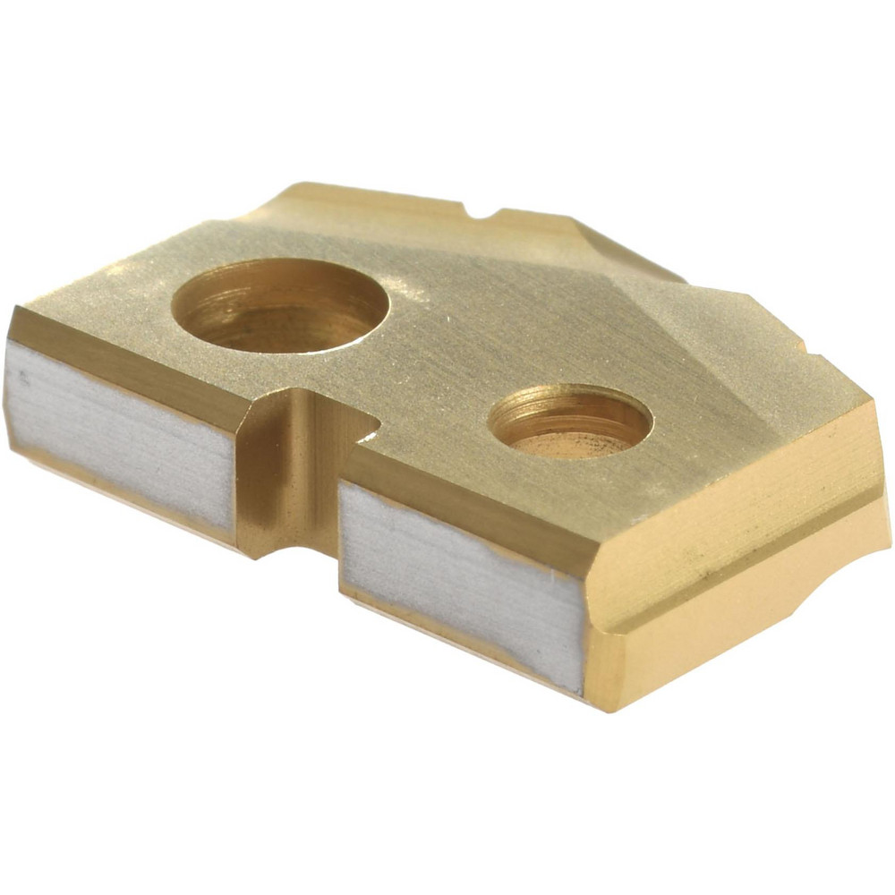 Allied Machine and Engineering Spade Drill Insert: 37/64" Dia, Seat Size 0, Cobalt, 132 deg Point - 150T-.578
