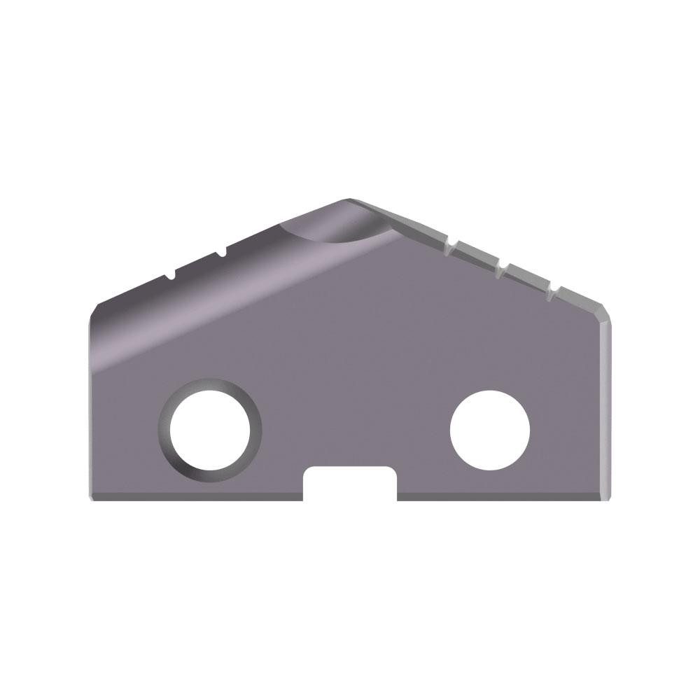 Allied Machine and Engineering Spade Drill Insert: 1-3/4" Dia, Seat Size 3, Carbide, 132 deg Point - 1C23A-0124