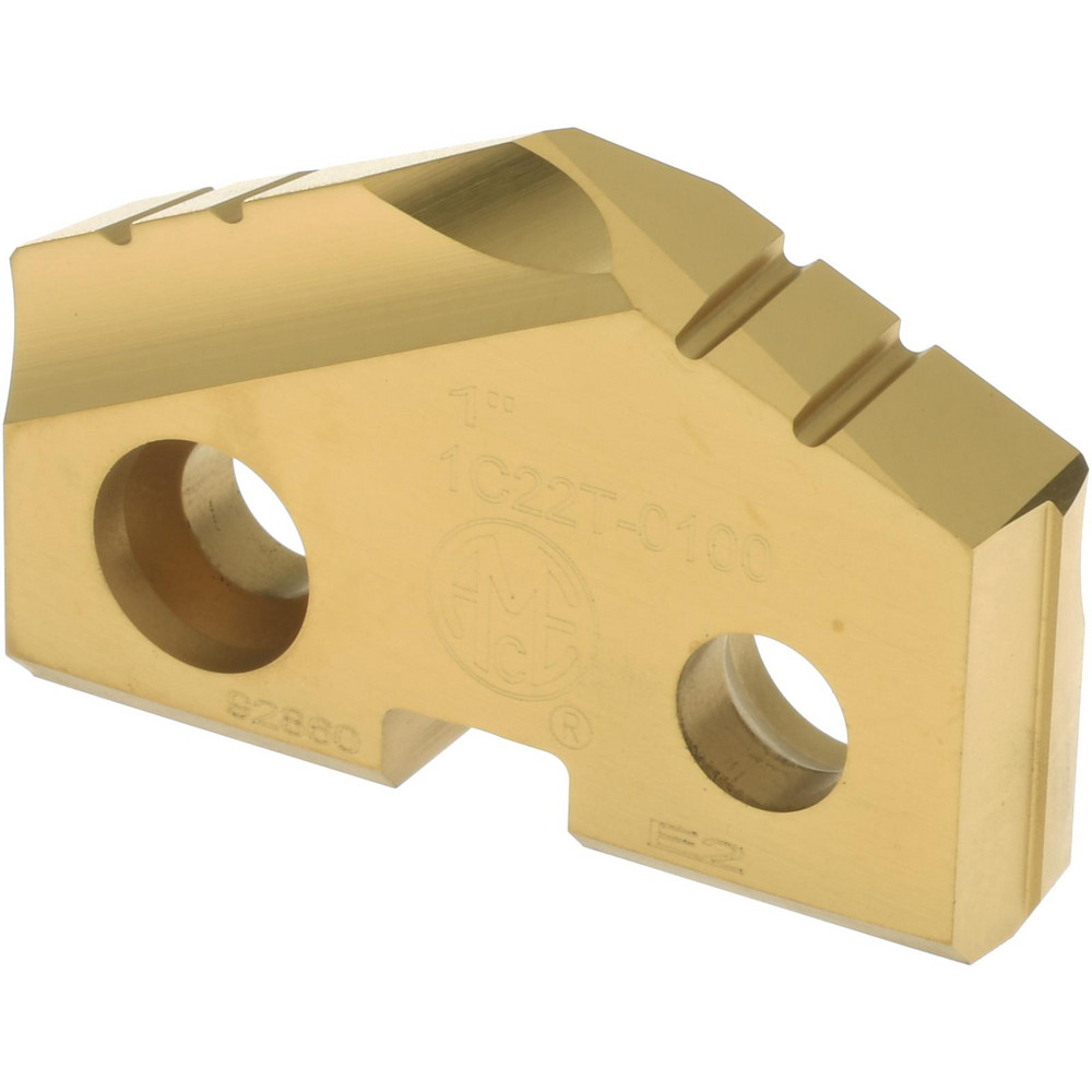 Allied Machine and Engineering Spade Drill Insert: 1-3/4" Dia, Seat Size 3, Carbide, 132 deg Point - 1C23A-0124