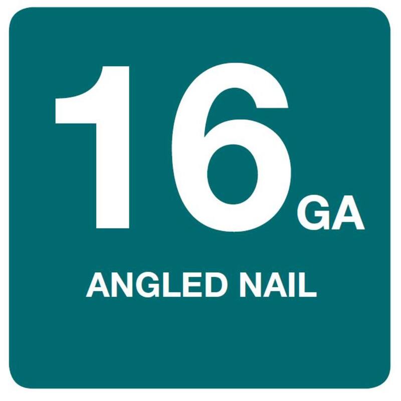 DEWALT 1-1/2 in. 16-Gauge Angled Finish Nails (2500 Pack) - DCA16150