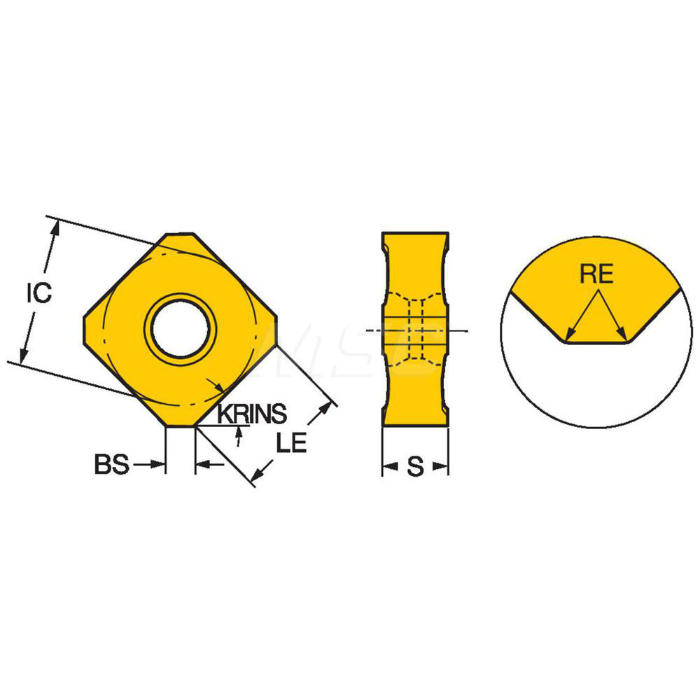 Sandvik Coromant Milling Insert: ANSI 345R-1305M-PM 4220, ISO 345R-1305M-PM 4220, 4220, Solid Carbide - 5759165