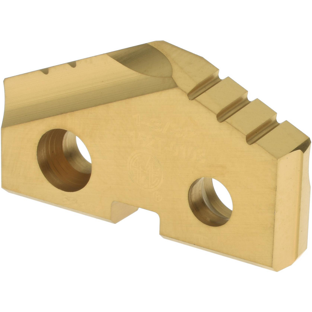 Allied Machine and Engineering Spade Drill Insert: 1-3/32" Dia, Seat Size 2, Cobalt, 132 deg Point - 152T-0103