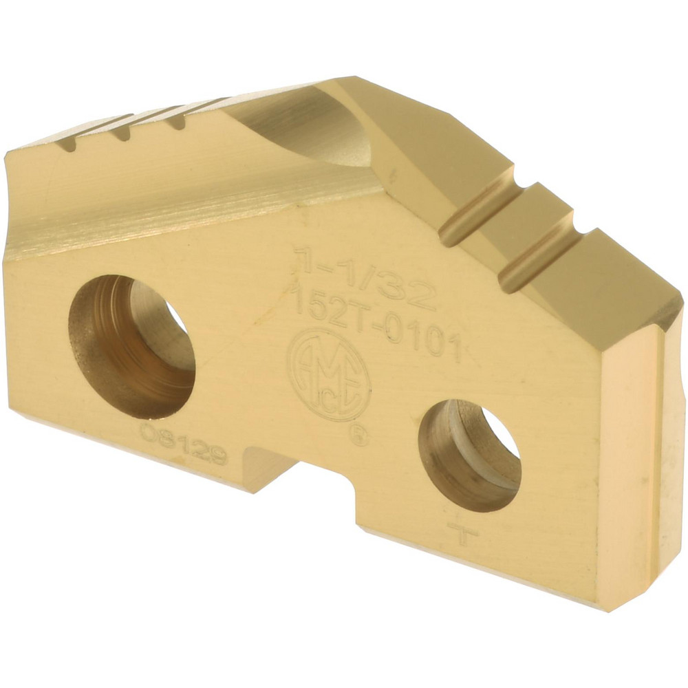 Allied Machine and Engineering Spade Drill Insert: 1-3/32" Dia, Seat Size 2, Cobalt, 132 deg Point - 152T-0103