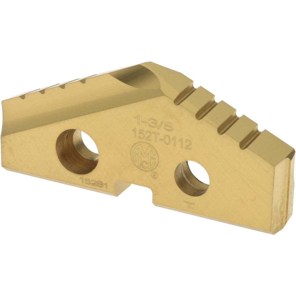 Allied Machine and Engineering Spade Drill Insert: 1-3/32" Dia, Seat Size 2, Cobalt, 132 deg Point - 152T-0103