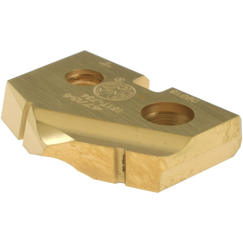 Allied Machine and Engineering Spade Drill Insert: 47/64" Dia, Seat Size 1, Cobalt, 132 deg Point - 151T-.734