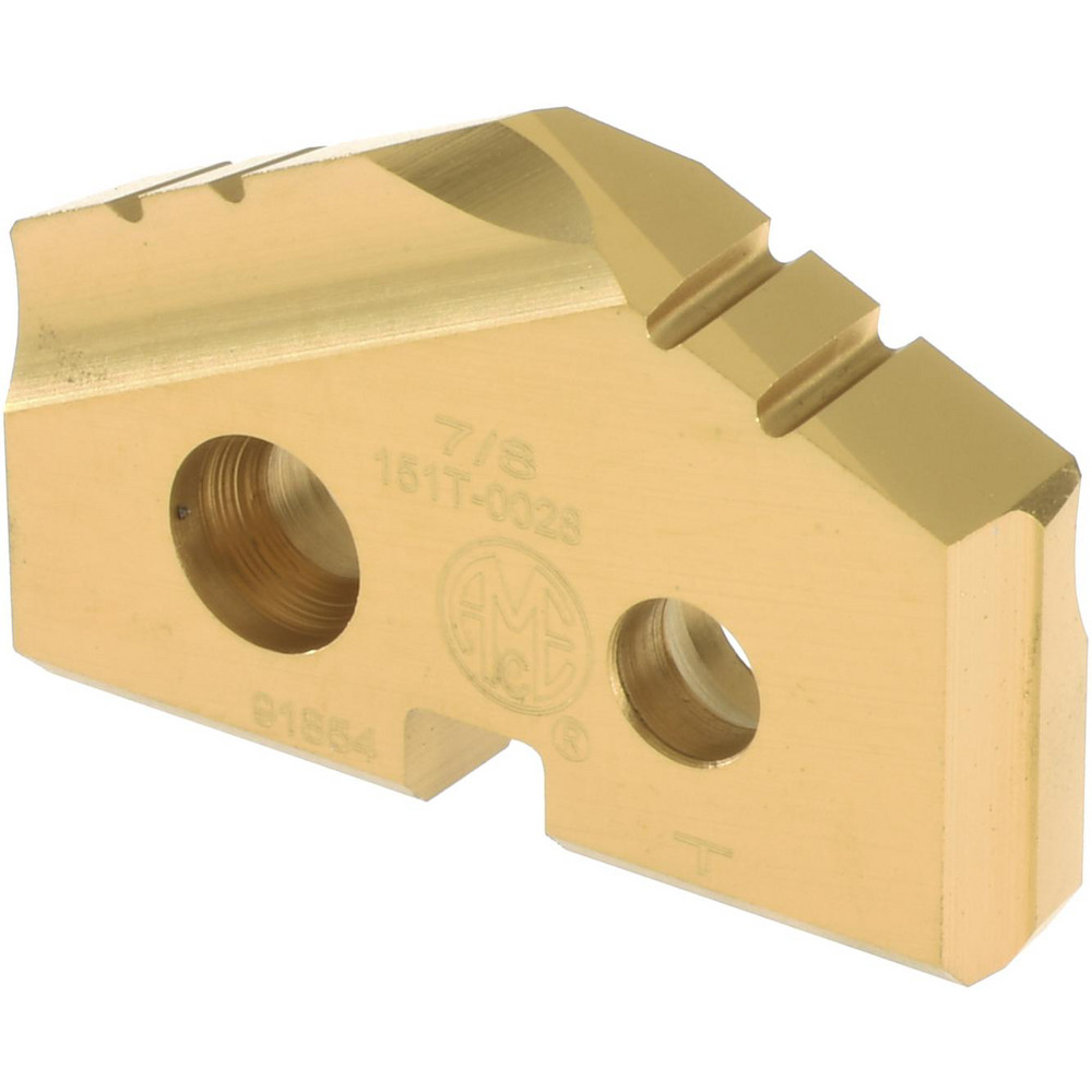 Allied Machine and Engineering Spade Drill Insert: 47/64" Dia, Seat Size 1, Cobalt, 132 deg Point - 151T-.734