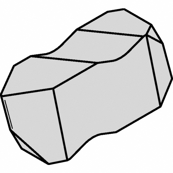 Kennametal Milling Insert: ANSI KGIP0125N0189GD, ISO KGIP0125N0189GD, KCU45, Solid Carbide - 5134141