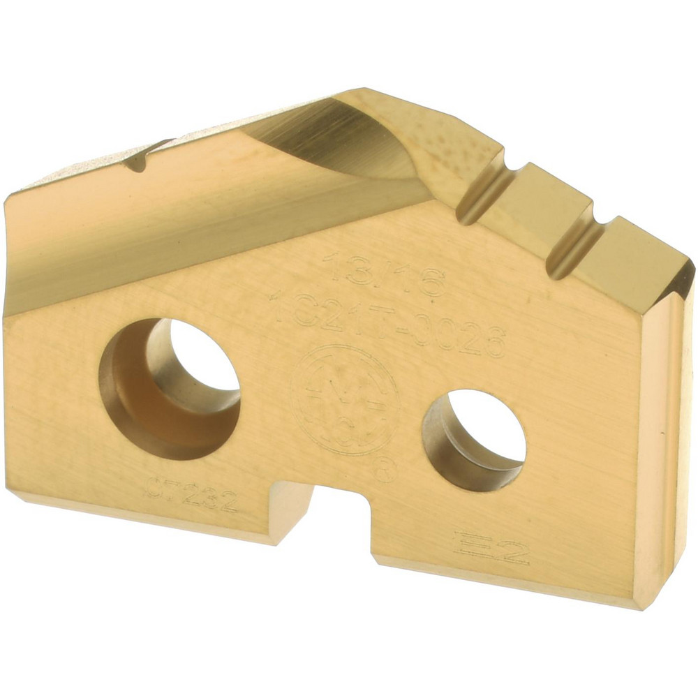 Allied Machine and Engineering Spade Drill Insert: 15/16" Dia, Seat Size 1, Carbide, 132 deg Point - 1C21T-0030
