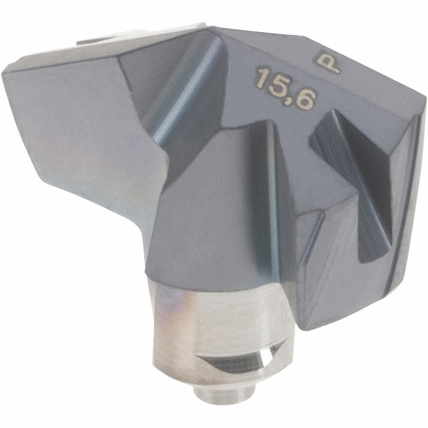 Iscar Replaceable Drill Tips: ICM0614 IC908, 0.6140" Dia, 15.60 mm Dia, 140 deg Point,  IC908 - 5508461