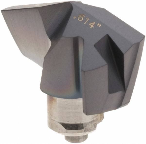 Iscar Replaceable Drill Tips: ICM0614 IC908, 0.6140" Dia, 15.60 mm Dia, 140 deg Point,  IC908 - 5508461