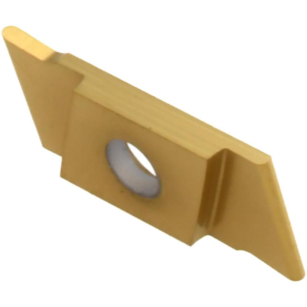 NIKCOLE MINI-SYSTEMS Grooving Insert: GIE 7 GR 1.0 R GOLD, Carbide - GIE7GR1.0RGOLD