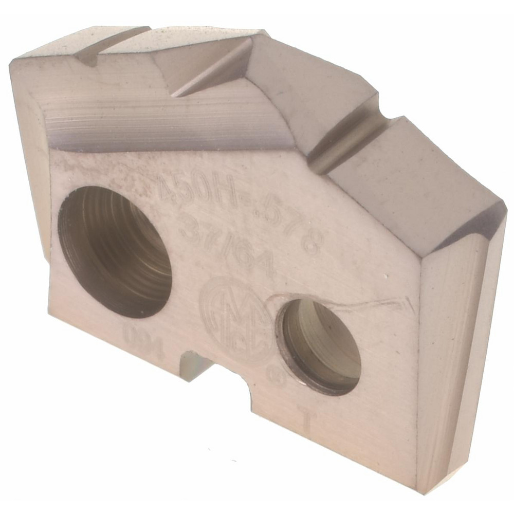 Allied Machine and Engineering Spade Drill Insert: 37/64" Dia, Seat Size 0, Carbide, 132 deg Point - 4C20P-.578