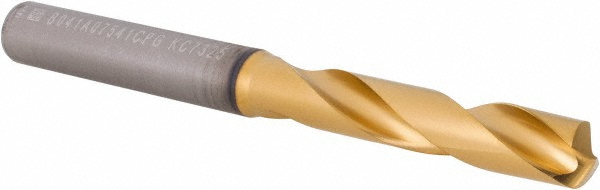 Allied Machine and Engineering Spade Drill Insert: 41/64" Dia, Seat Size 0, Carbide, 132 deg Point - 1C50A-.640