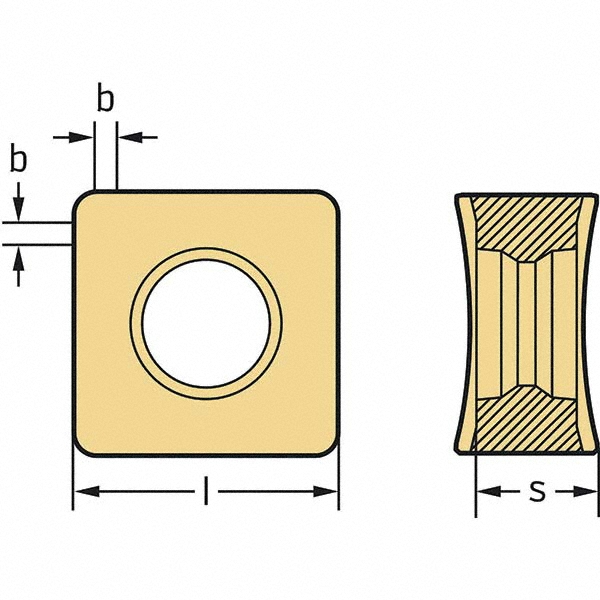 Walter Milling Insert: ANSI SNGX1205ANN-F57 WKP35S, ISO SNGX1205ANN-F57 WKP35S, WKP35S, Solid Carbide - 5887074