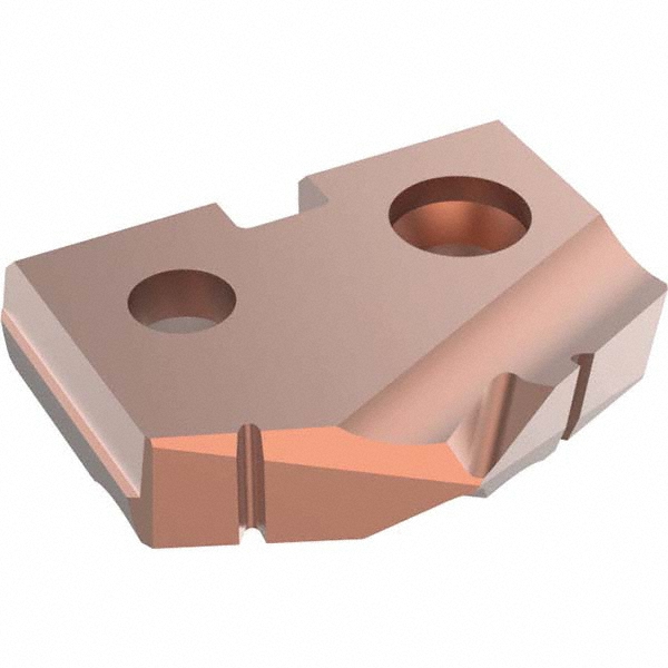 Allied Machine and Engineering Spade Drill Insert: 7/8" Dia, Seat Size 1, Cobalt, 132 deg Point - 451H-0028-HE