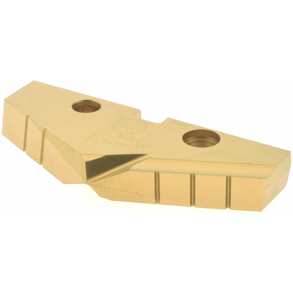 Allied Machine and Engineering Spade Drill Insert: 2-5/16" Dia, Seat Size 4, Cobalt, 132 deg Point - 454T-0210
