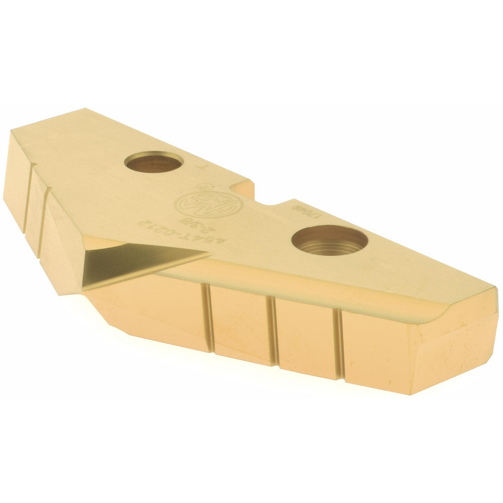 Allied Machine and Engineering Spade Drill Insert: 2-3/8" Dia, Seat Size 4, Cobalt, 132 deg Point - 454T-0212