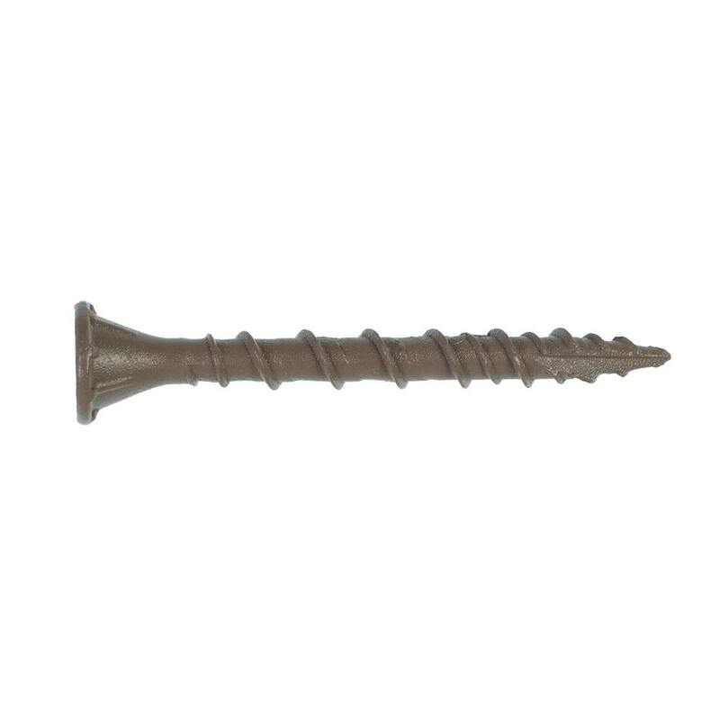 Simpson Strong-Tie #10 x 2-1/2 in. T-25 6-Lobe, Deck-Drive DSV Collated Wood Screw, Tan (1000-Pack) - DSVT212S