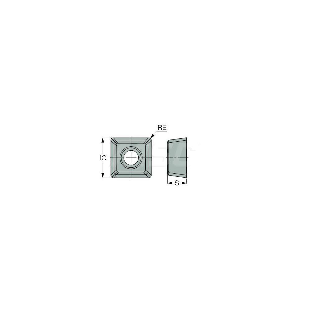 Iscar Indexable Drill Insert: SOGT 09T306-AL IC08, Carbide - 5508937