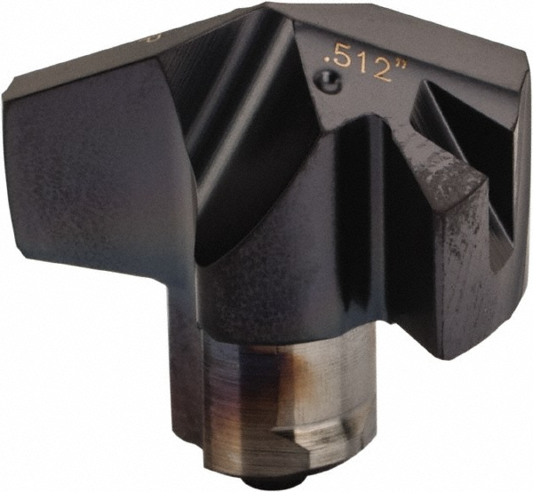 Iscar Replaceable Drill Tips: ICM0512 IC907, 0.5120" Dia, 13.00 mm Dia, 140 deg Point,  IC908 - 5567160