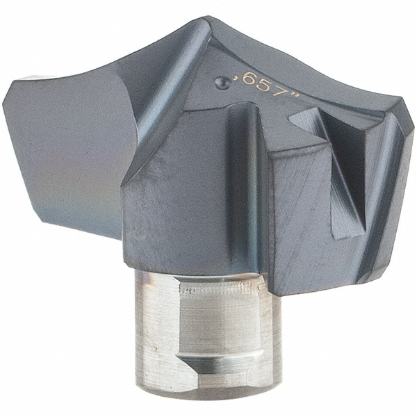 Iscar Replaceable Drill Tips: HCP 0378-IQ IC908, 0.3780" Dia, 9.60 mm Dia, 140 deg Point,  IC908 - 5567935