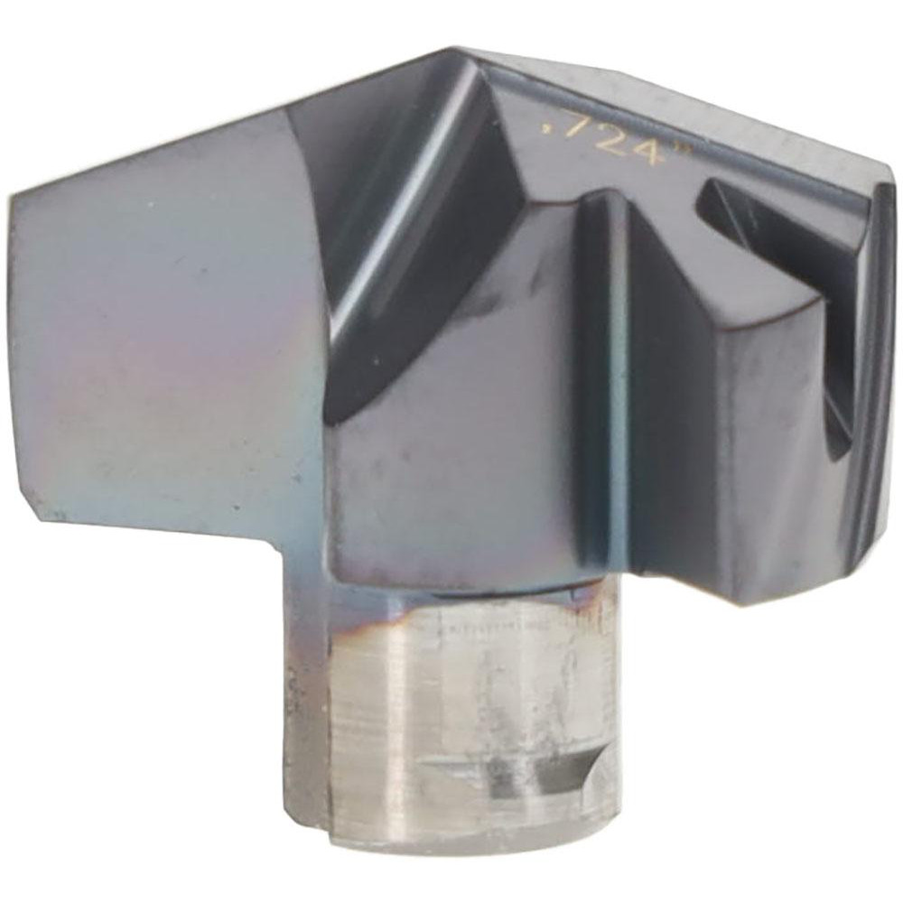 Iscar Replaceable Drill Tips: ICP0724 IC908, 0.7240" Dia, 18.39 mm Dia, 140 deg Point,  IC908 - 5509413
