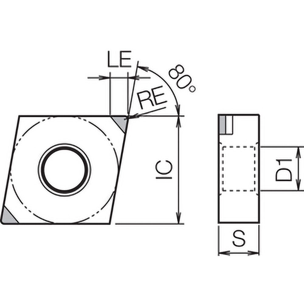 Kyocera Turning Insert: CNGA432S00525ME KBN25M, CBN - TBZ01457