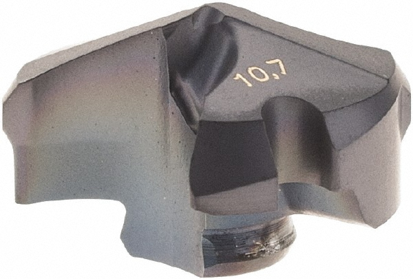 Iscar Replaceable Drill Tips: HCP 0421-IQ IC908, 0.4216" Dia, 10.71 mm Dia, 134 deg Point,  IC908 - 5567943