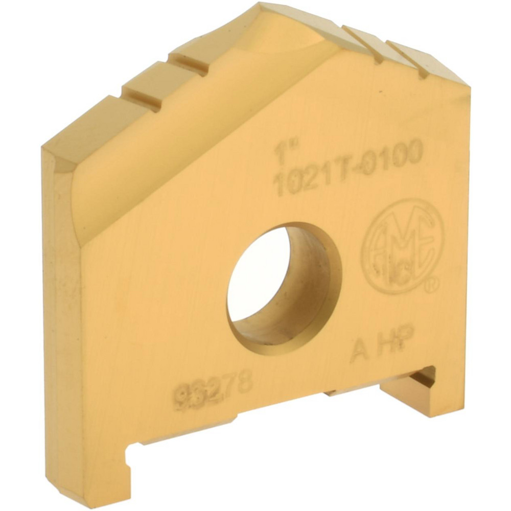 Allied Machine and Engineering Spade Drill Insert: 1-3/8" Dia, Seat Size A, High Speed Steel, 130 deg Point - 1021T-0112