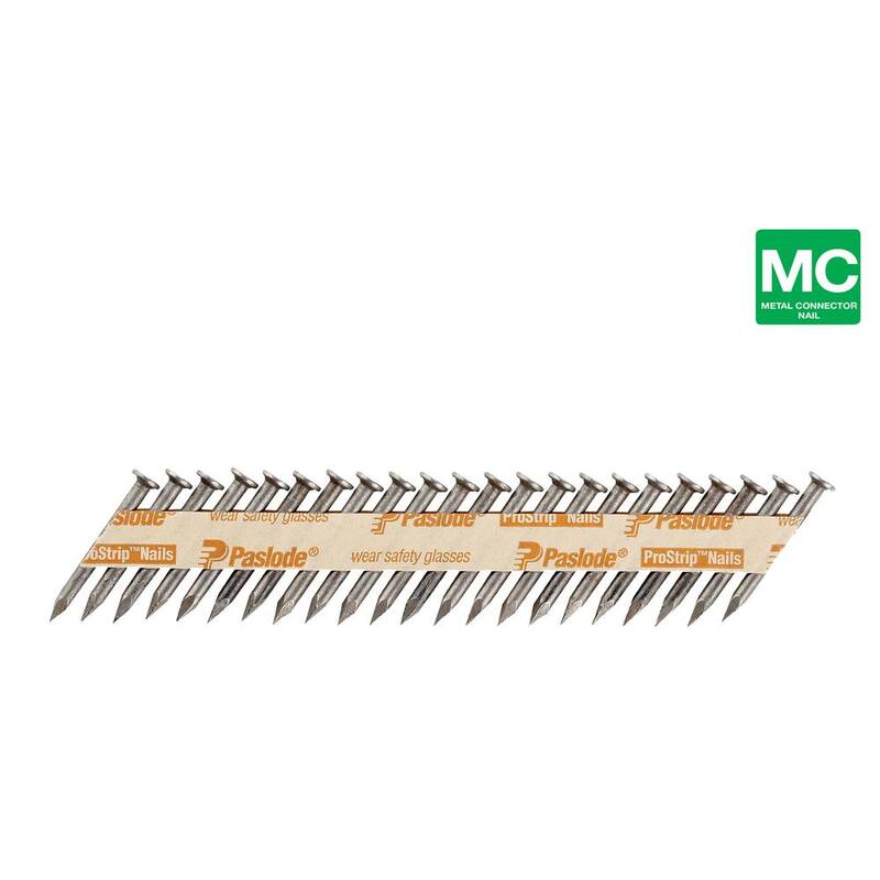 Paslode 1-1/2 in. x 0.148-Gauge HT Brite Positive Placement Metal Connector Nails (3,000-Pack) - 650026