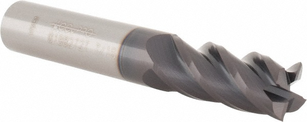 Allied Machine and Engineering Spade Drill Insert: 17/32" Dia, Seat Size 0, Cobalt, 132 deg Point - 450H-0017